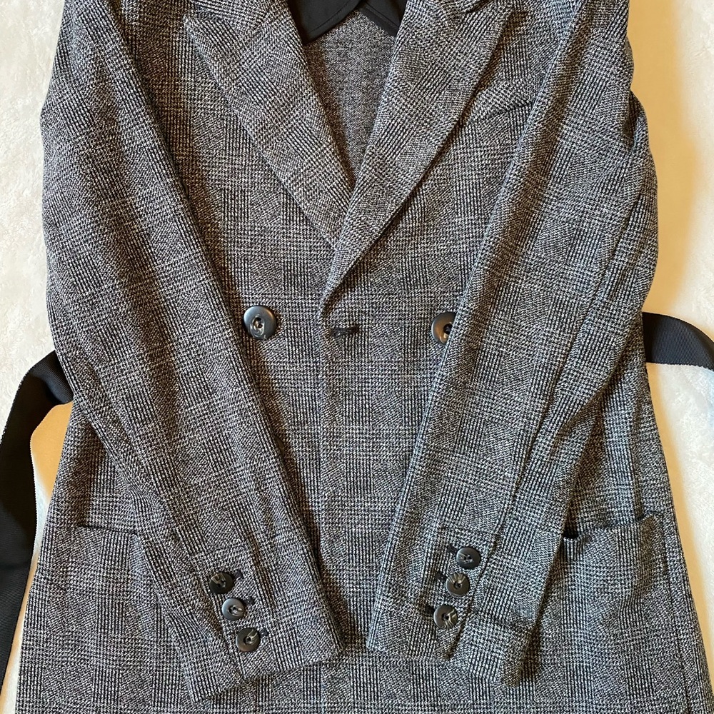 Cabi ‘Bond’ Black & White Belted Blazer Size Small - Picture 11 of 16